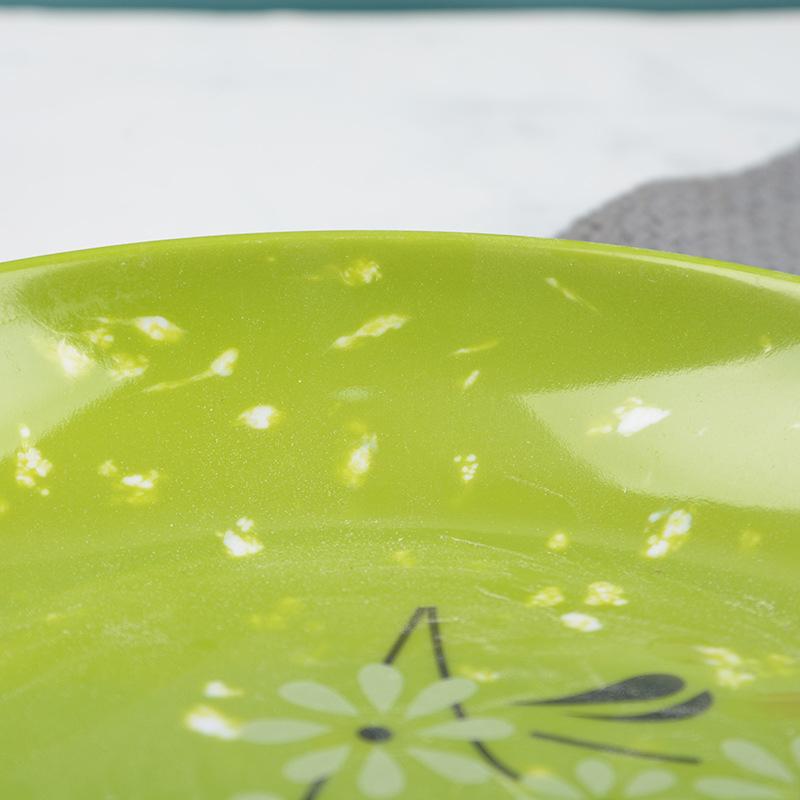 Break-Resistant Melamine Plates Thickened Flower Plates Plastic Food Tableware Chinese Dishes Imitation Porcelain 8/9/10Inch