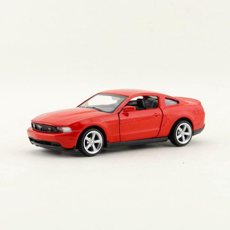 Alloy Car Model Toy Ford Mustang Gt With Door Opening Design For Gift Kids
