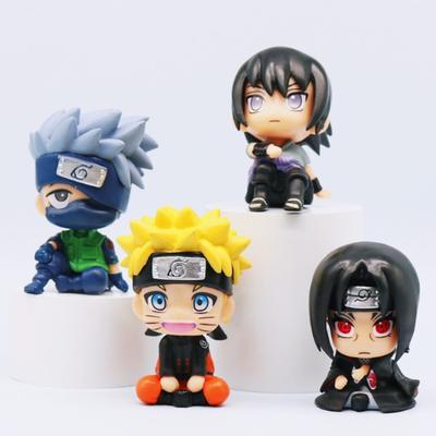 Neue Naruto Anime Figur Uzumaki Naruto Kakashi Uchiha Sasuke Itachi Niedliche Spielzeuge Q Figurals Action Figur Modell