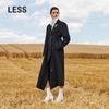 Women's Lamb Wool Blend Longline Coat