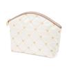 Franc Franc Japan Heart Stitch Satin Pouch L Ivory