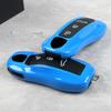 For Porsche Solid Color Key Case Cayenne Macan718 Taycan911 Paramela Shark Blue