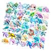 50Pcs Cartoon Colorful Sea Turtle Anime Stickers Laptop Phone Skateboard Motorcycle Car Waterproof Sticker Classic Toy