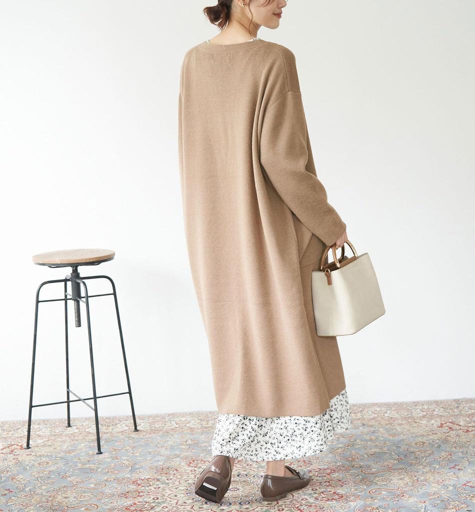 ROPE PICNIC Knit Cardigan Brown Women's (WEB Exclusive) GDK63010, (23)