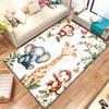 HD Adorable Animal Design High Definition Printed Carpet Living Room Bedroom Kids Room Soft Floor Mat Home Decor Rug Door Mat
