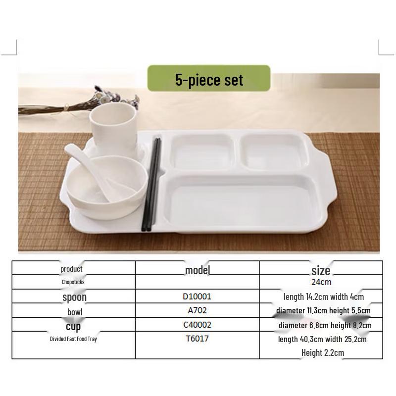 

Melamine Sectioned Meal Tray