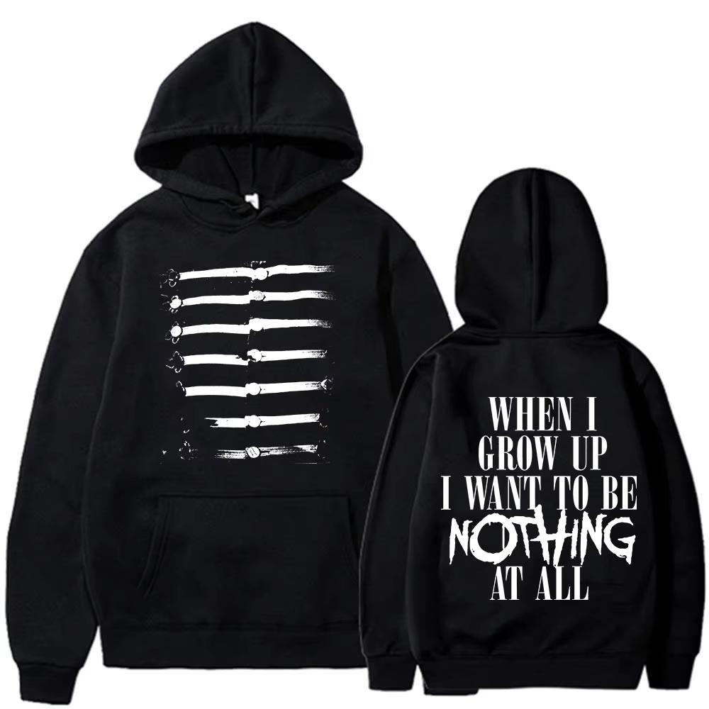

Rock Band My Chemical Romance Hoodies The Black Parade Hooded Sweatshirt Men s Women Gothic Oversized Long Sleeve S