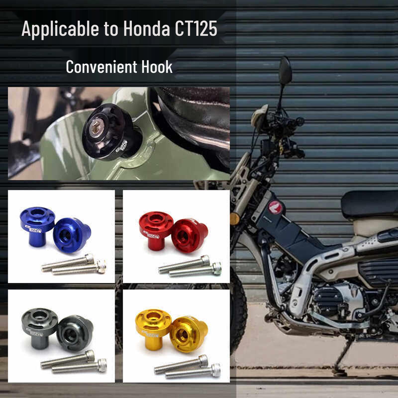 

Honda Hunter Cub CT125 Storage Hook - Motorcycle Accessory Gold Pair