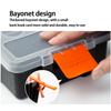 Portable Screw Box Organiser With Adjustable Dividers For Tools Screw Organiser Storage Box Nails