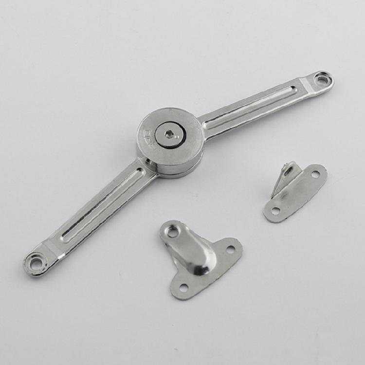 Sturdy Zinc Alloy Soft Close Hinges Accessory for Toy Box Chest Adjustable Lid Stay Tension Safe Smooth Closures 2PCS