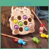 Wooden Magnetic Fishing Toy For Kids Handeye Coordination Educational Game For Toddlers