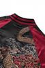 East Rain Sukajan Jacket with Double Dragon and Peony Japanese Yokosuka All FUN226 Pattern, Red, Style, Unisex, Outerwear, Fall/Winter, Seasons,