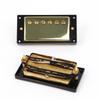 Yibuy Gold Double Coil Sealed Humbucker Pickup Set for Electric Guitar