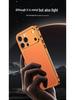 Aluminum Alloy Frame Protective Case for Apple 16 Pro Max with Metal Heat Dissipation Back Sticker