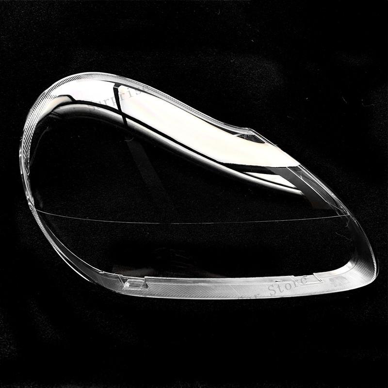 For Porsche Cayenne 2005 2006 Headlamp Lens Glass Shell Car Front Headlight Glass Cover Plexiglass Clear Lamp Lampshade