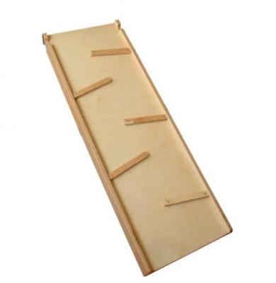 2-Sided Slide for Pyramids Childrens Wooden Slide Slide Board for Climbing Frame Children's Room Playground Indoor