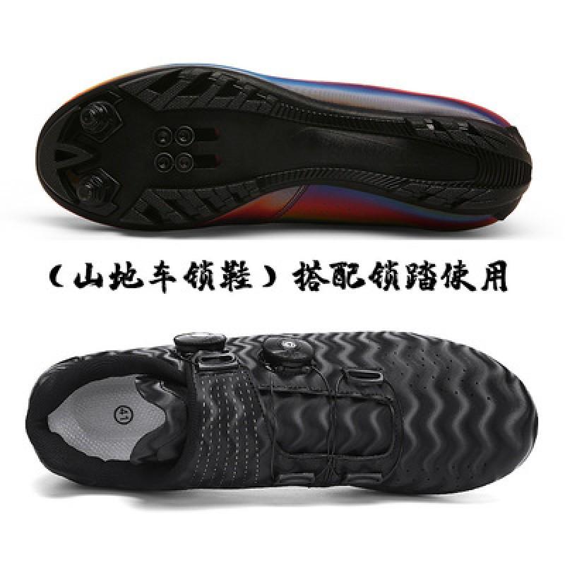 Chaussures de cyclisme pour homme avec compatibilité de cale Route VTT Vélo de montagne Semelle rigide Antidérapant Respirant Léger Soutien