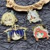 Genshin Impact Peripheral Two-dimensional Wanderer Ningguang Nilukawei Anime Character Fan Metal Badge Brooch School Bag Pendant