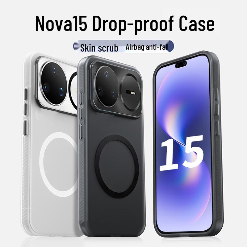 Zhilangni Magnetic Lens Full-Coverage Phone Case for Huawei Nova 15 Ultra/Pro