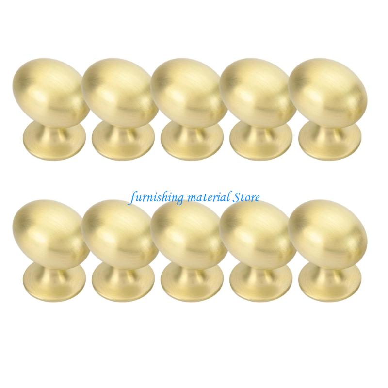 

Y5GD Aluminum Oval Drawer Pulls Contemporary Furniture Handles Simple Installs золотий
