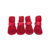 4PCS/Set All Season Dog Shoes Breathable Mesh Adjustable Dog Paw Protection Shoes Anti-slip Puppy Walking Footwear Pets Supplies