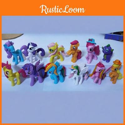 My Little Pony Twilight Sparkle Pinkie Pie Kreslená Postavička Model Sada Ozdob Pro Děti A Jako Dárek
