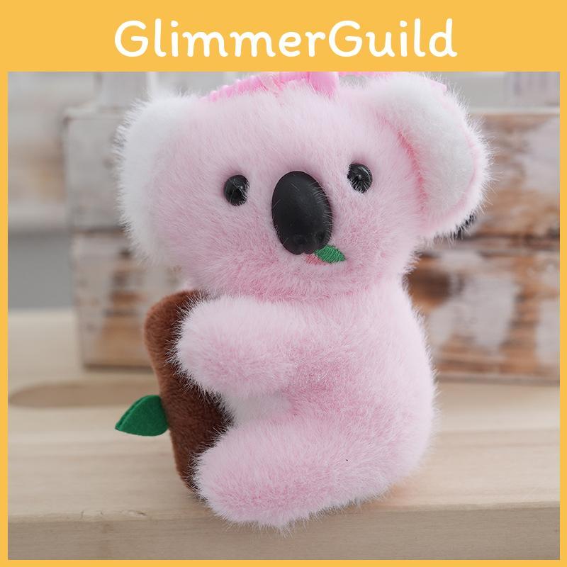 Plush Koala Delightful Keychain Fashionable Keyring Soft And Huggable Design