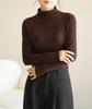 Women's Warm Long Sleeve Semi-High Collar Shirt - Autumn/Winter Style, Class A, 300g