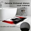 Anime D-Dracula Floor Mat Diatomite Bath Mat, Quick Dry Absorbent Non-Slip Door Mat