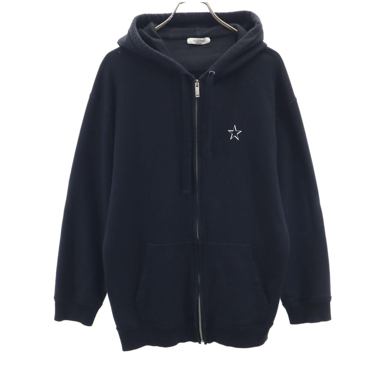

VALENTINO made in Italy Long sleeve Zip hoodie S black Men s Used