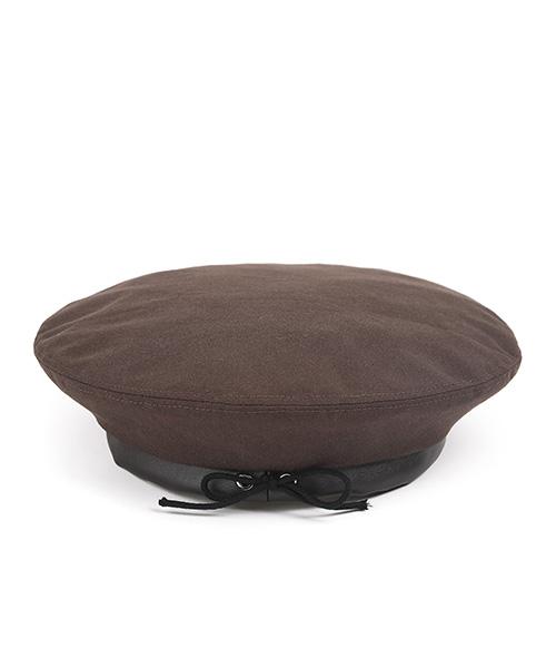 Waildeubeuligseu Bs Oxford Flat Beret (Brown)
