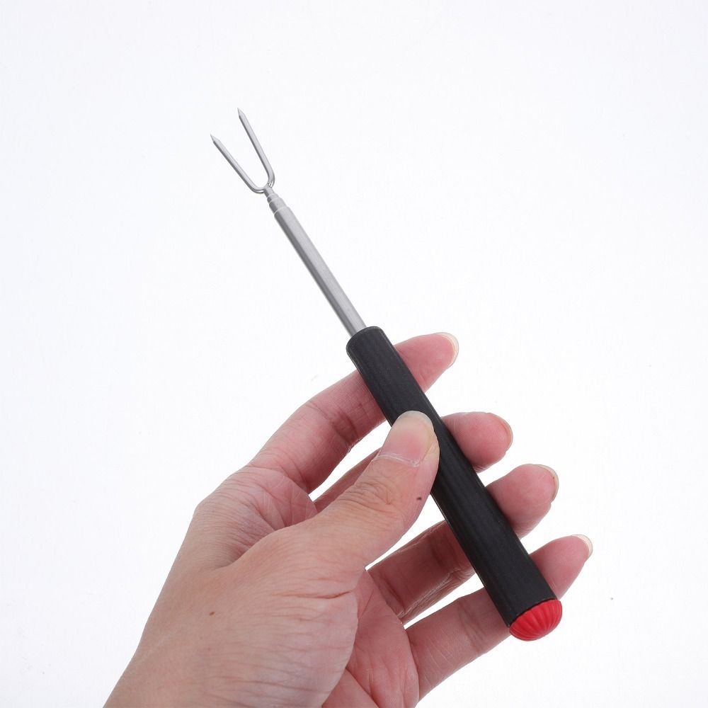 6Pcs V-Shaped Fondue Forks Stainless Steel Grilling Fork Barbecue Fork Set Camping