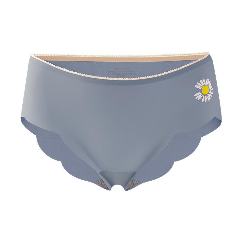 

Женские бесшовные трусы из ледяного шелка, брюки с маской для лица, летние дышащие трусы с талией, шорты XL военно-воздушные силы синий