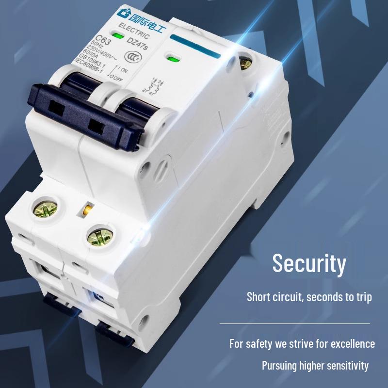 Wyłącznik dwubiegunowy: 16A/63A Główny i Miniaturowy Ochronnik Zasilania