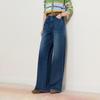 Sancai 2026 Spring High-Waisted Wide-Leg Jeans