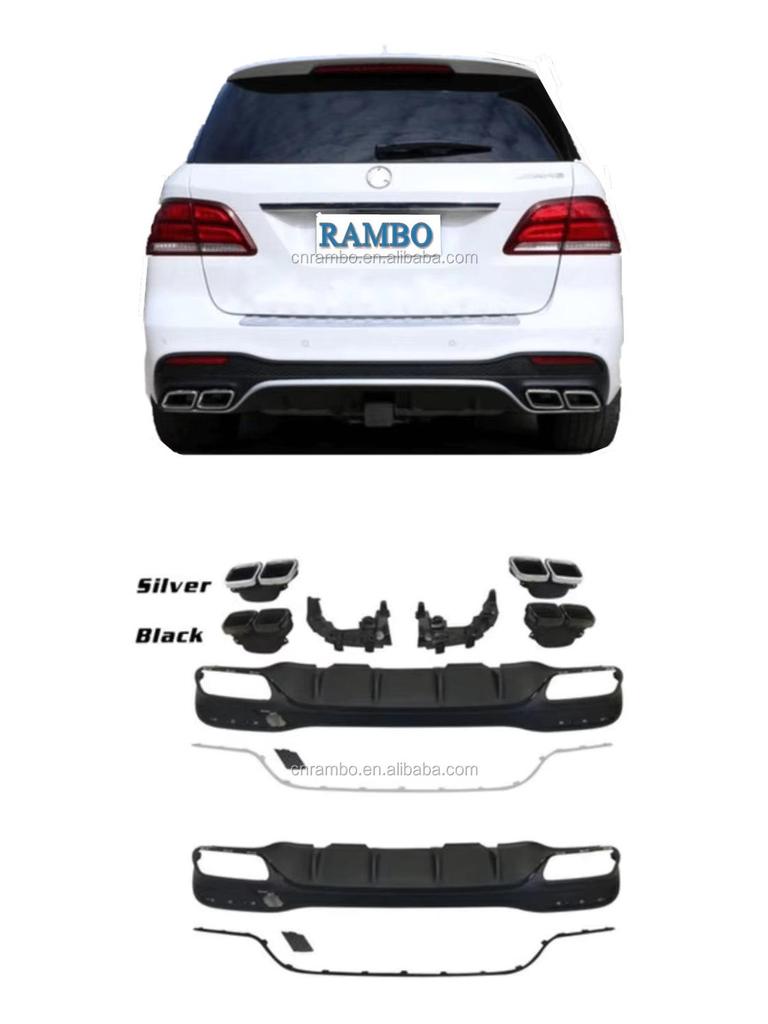 GLE63 W166 AMG Rear Bumper Kit Compatibility