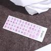1Pc English Keyboard Sticker Makaron Color Key Sticker Desktop Computer Sticker