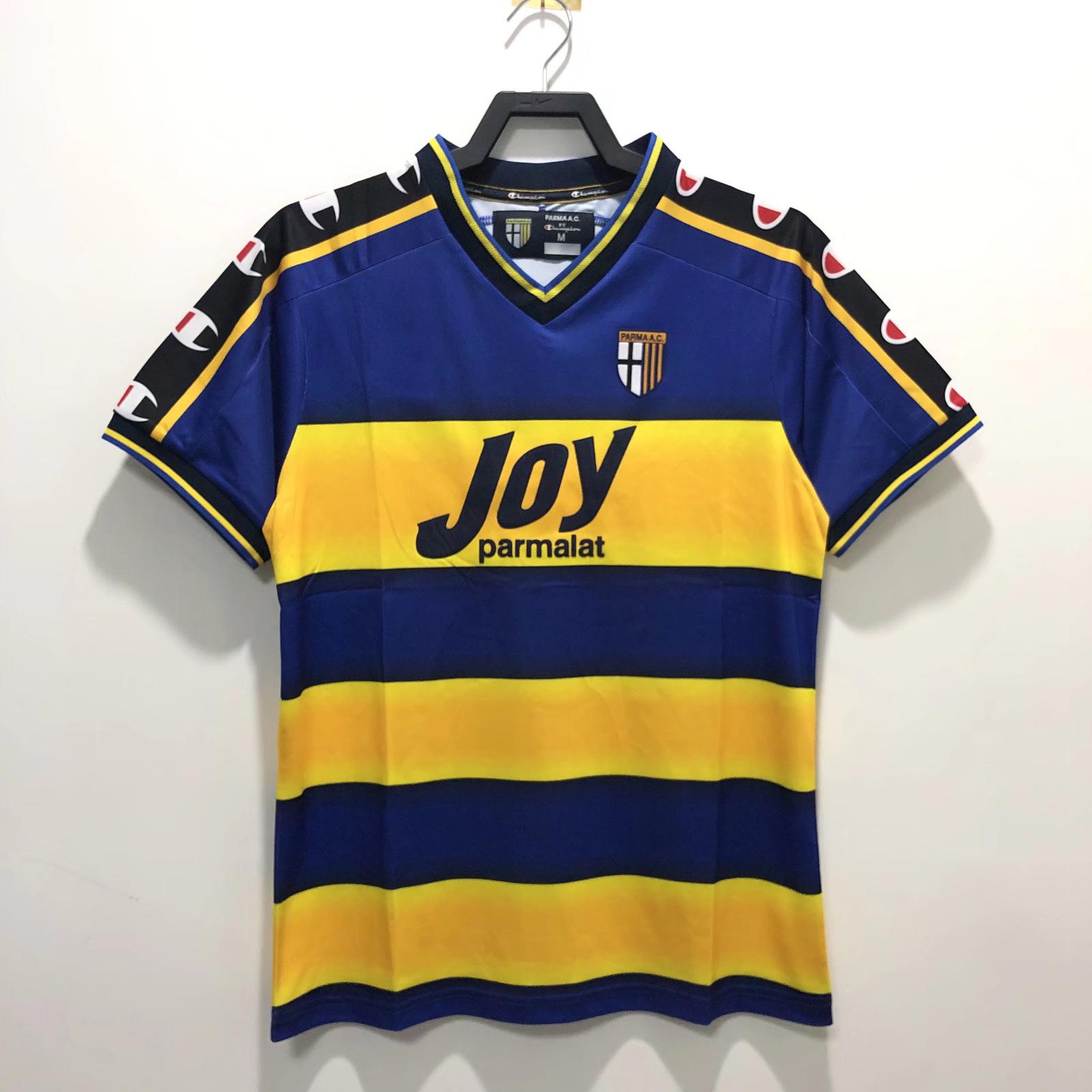 Summer new product 0203 Parma home yellow classic retro jersey sports training casual football jersey factory S жёлтый