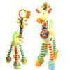 Soft Giraffe Animal Handbells Rattles Plush Infant Toddler Car Bed Hanging Toy Baby Early Education Development Handle Toys