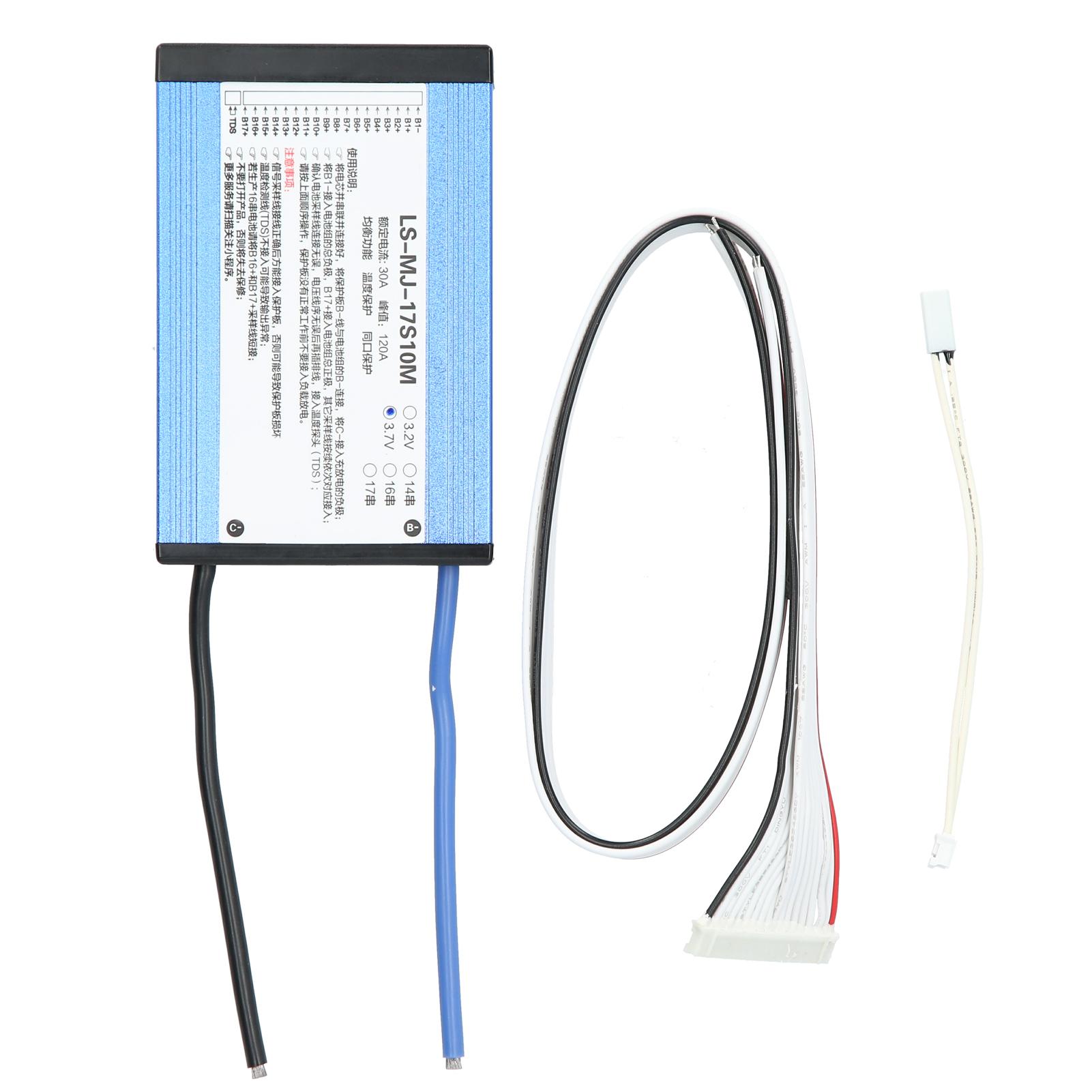 

3.7V 30A 14S-17S Lithium Battery Board with Balance Multiple