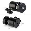 Mini Ball Head 1/4'' Screw Swivel Tripod Head Mount 360 Degree Rotating Base Adapter Ballhead for Camera Tripod Dash Cam Phone