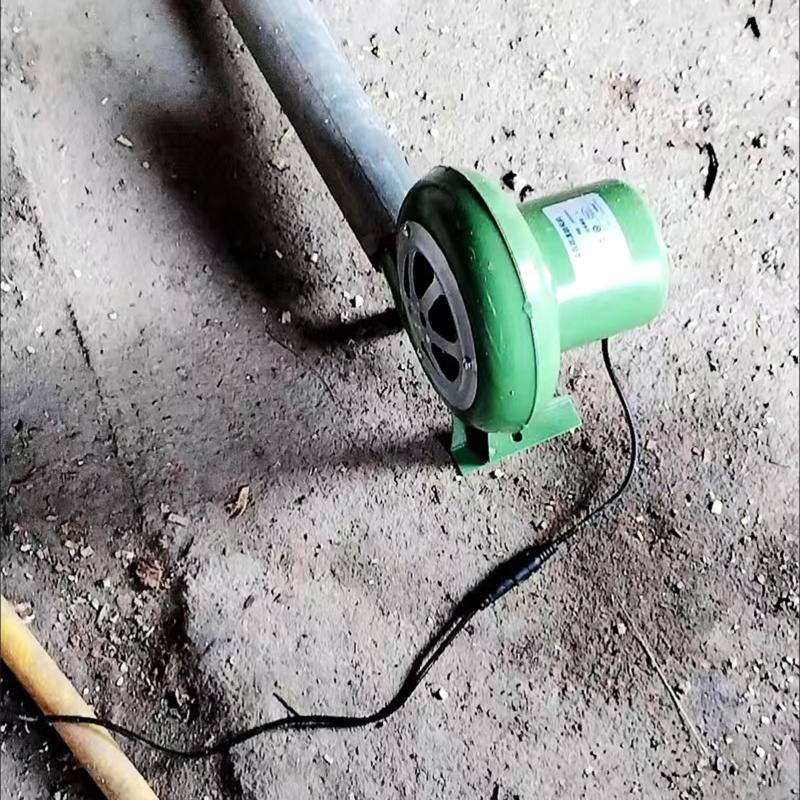 Ventilator electric Ventilator BBQ 100v 220v pentru gratar Mini Blacksmith Forges ventilator 100-240V cu adaptor de viteza Clip metalic