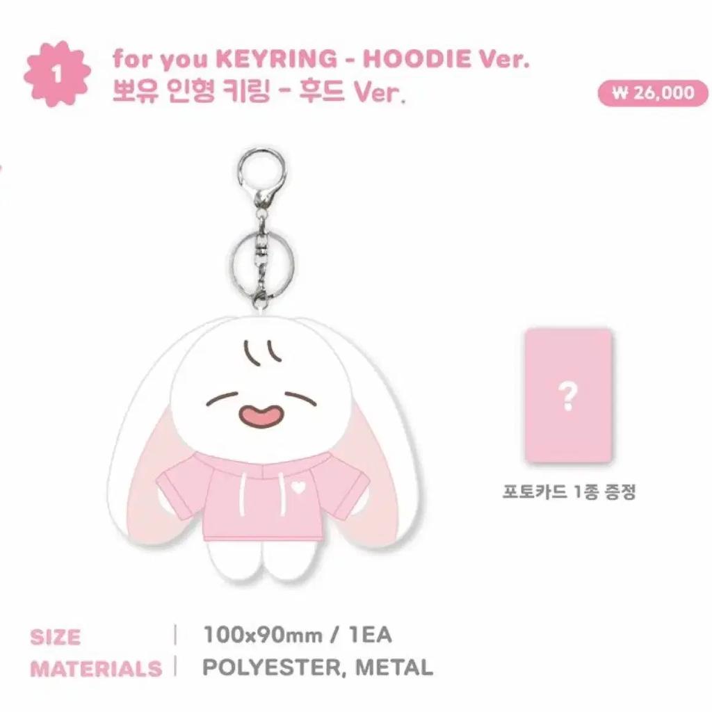 Park Bo-young Ppoyu Doll Keyring