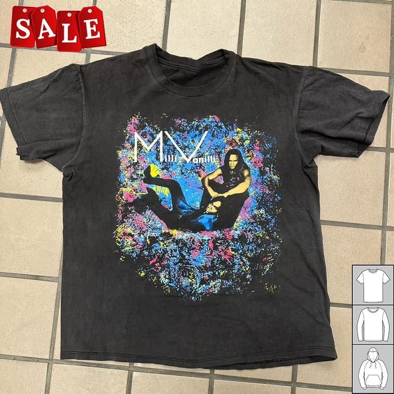 New Vintage Milli Vanilli Gift For Fans Unisex S5XL Shirt Unisex T-Shirt L