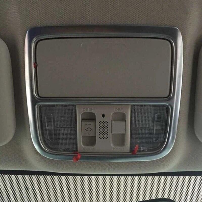 Front Roof Reading Light Panel Lamp Frame Cover Sticker Trim For Honda CR-V CRV 2012 2013 2014 2015 2016 Car Styling Accessories