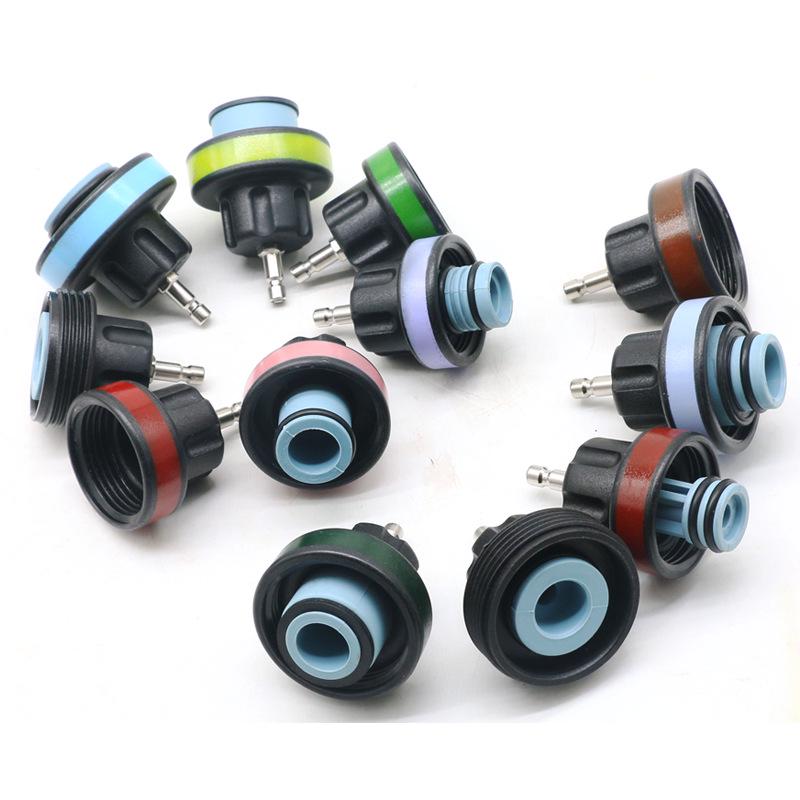 28-Piece Aluminum Alloy Radiator Leak Tester and Coolant Replacement Tool Set