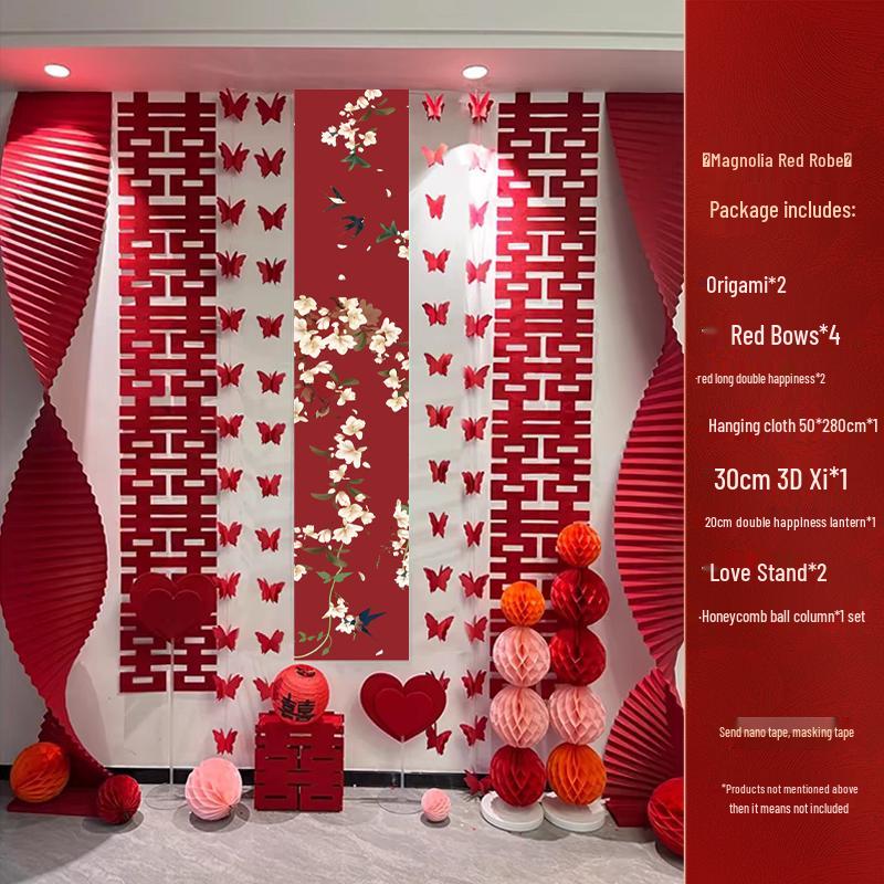 Wedding Backdrop & Room Décor Set for Living Room