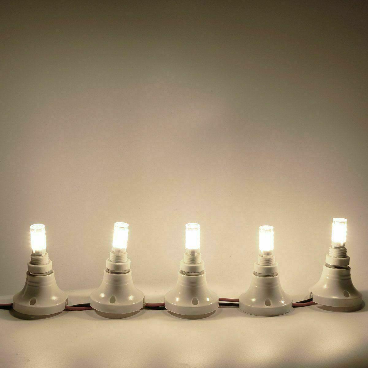 

10 шт. мини-светодиодная кукурузная лампа G9 керамический светильник 220 В 51 светодиод заменяет галогенную лампу холодный белый