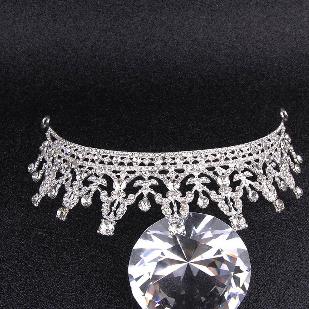 Braut Hochzeit Kopfschmuck Frauen Strass Legierung Stirnband Kopf Dekorativer Schmuck