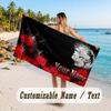 Custom Name Large Beach Towel,Tokyo Ghoul Quick Absorbent Towel For Outdoor Travel Poolside